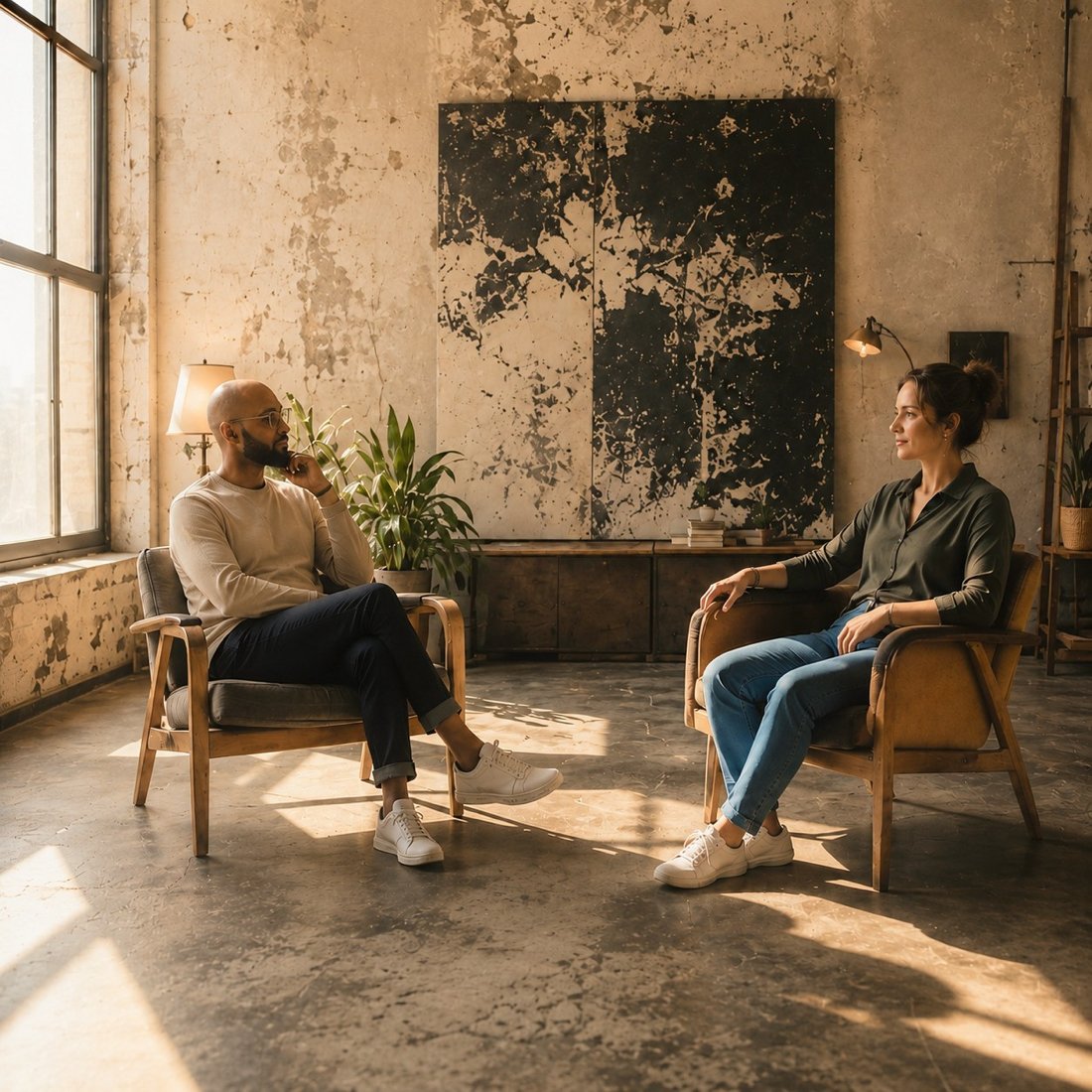 A calm therapy session
